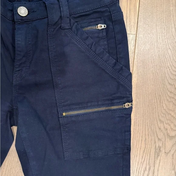 Joie Utility Moto Skinny Pants – Navy Blue | Size 27 - Picture 3 of 5